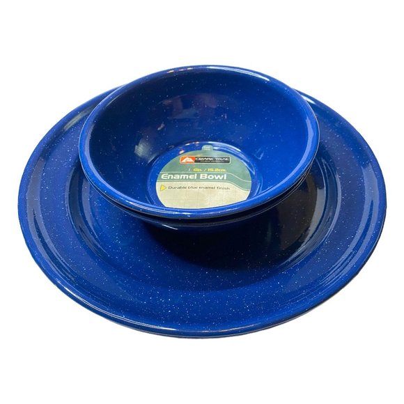Ozark Trail Other - NEW! Ozark Trail Enamel Bowl & Plate Set